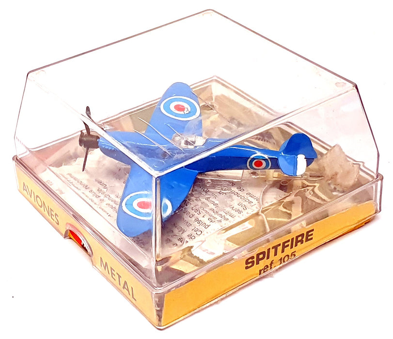 Aviones Play Me Diecast 105 - Spitfire Aircraft - Blue