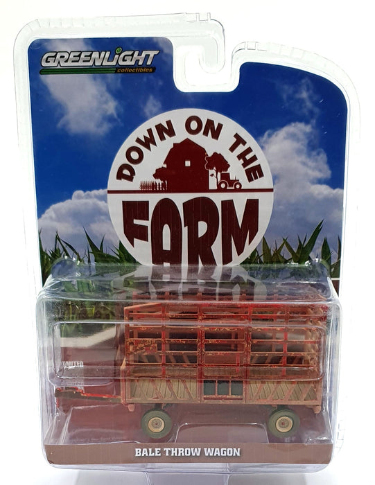Greenlight 1/64 Scale 48040-F - Bale Throw Wagon - Rusty