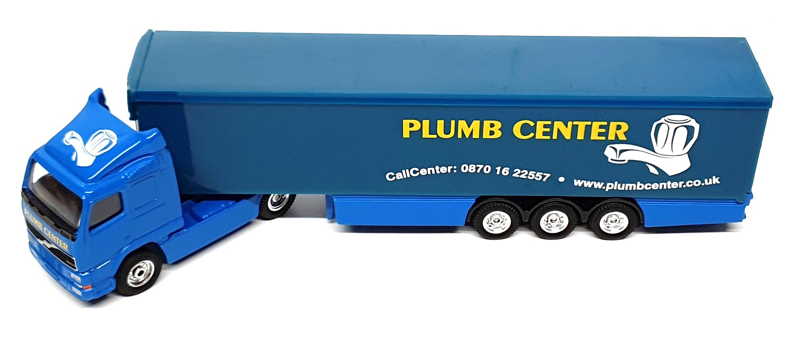 Corgi 1/64 Scale 59551 - Volvo Articulated Lorry Plumb Center - Blue