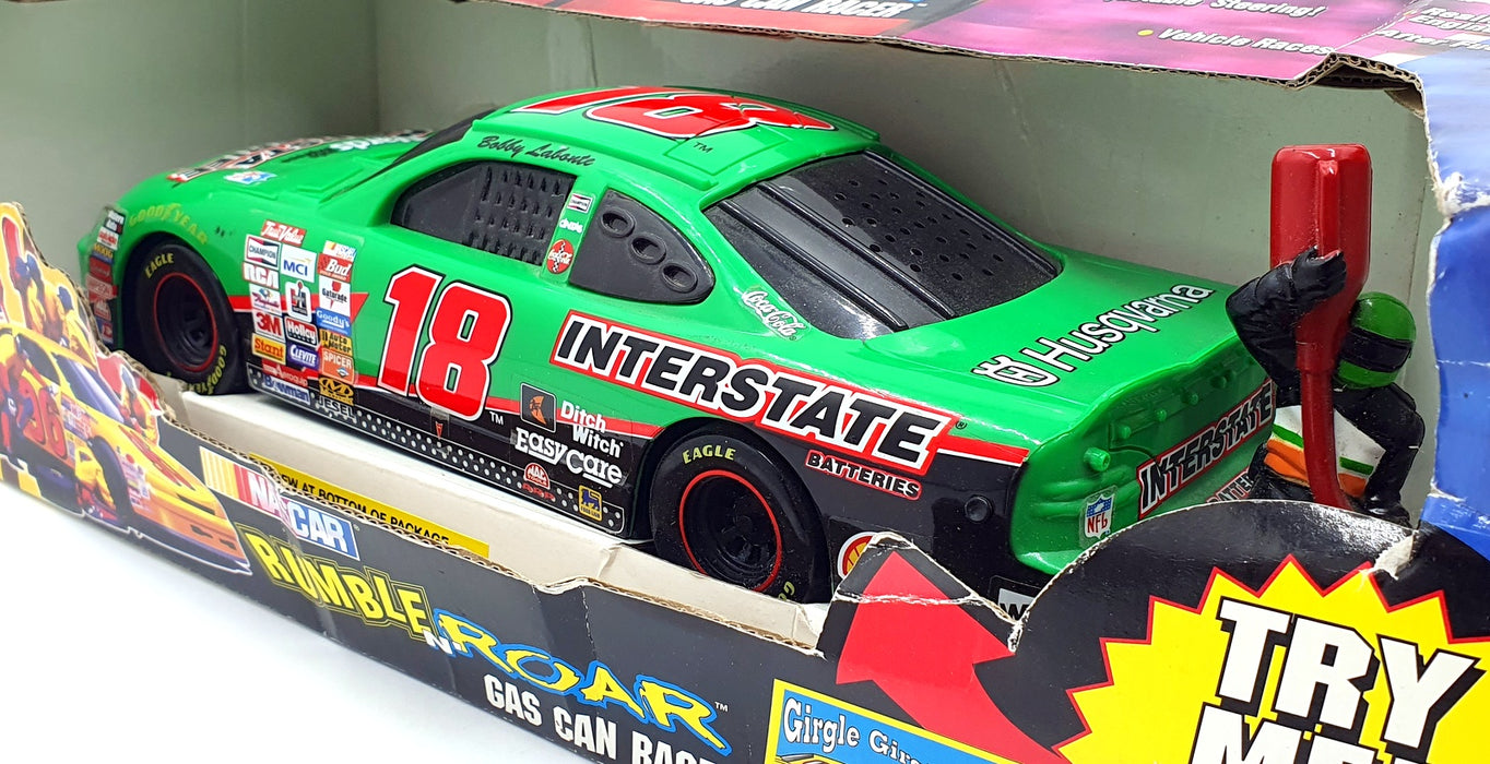 Toy Biz 1/18 Scale 57080 - Rumble Roar NASCAR Gas Can Racer With Figure