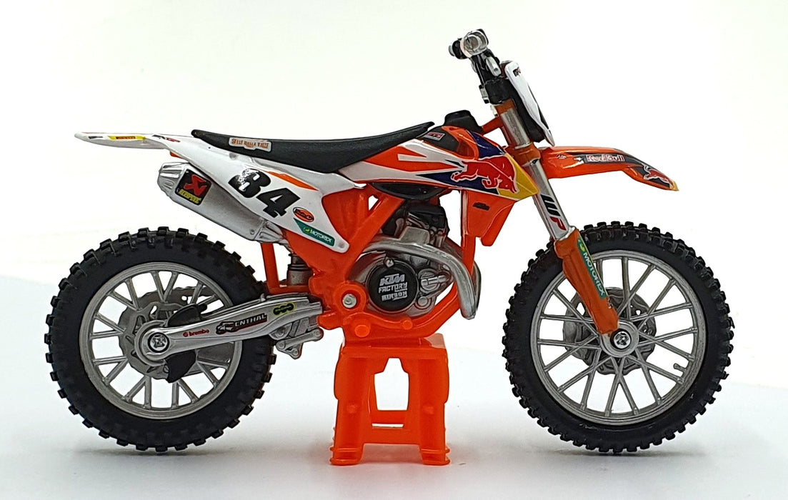 Burago 1/18 Scale 18-51081 - KTM 450 SX-F #84 Factory Edition Motorbike 2018