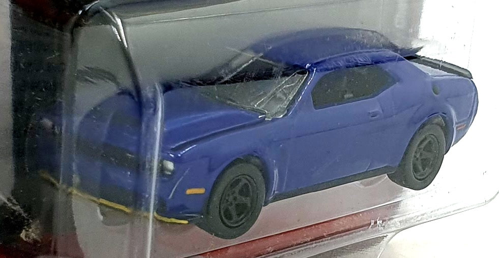Auto World 1/64 Scale AWSP161 - 2018 Dodge Challenger SRT Demon - Blue