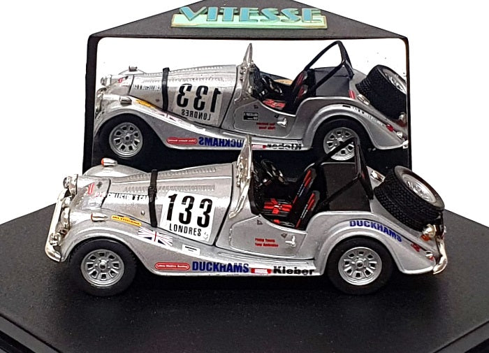 Vitesse 1/43 Scale V98159 - Morgan +8 #133 Monte Carlo Rally 1980 - Silver