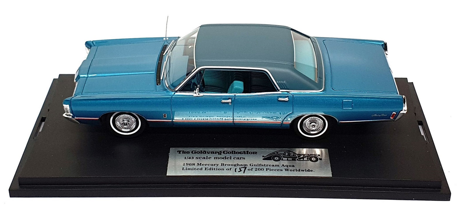 Goldvarg 1/43 Scale GC-085B - 1968 Mercury Brougham - Gulfstream Aqua