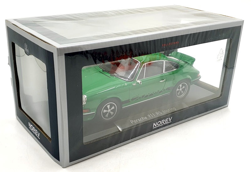 Norev 1/18 Scale Diecast 187680 - Porsche 911 RS Touring 1973 - Green