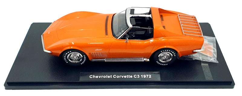 KK Scale 1/18 Scale KKDC181223 - 1972 Chevrolet Corvette C3 - Orange