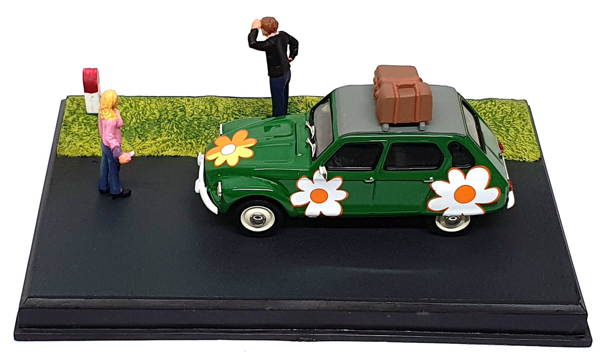 Altaya La Route Bleue 1/43 Scale DIR115 - Citroen Dyane Diorama - Green