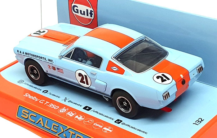 Scalextric 1/32 Scale Slot Car C4570 - Shelby GT350 Gulf Edition #21