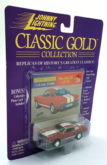 Johnny Lightning 1/64 Scale 403-01 Classic Gold 1966 Shelby GT 350 #20