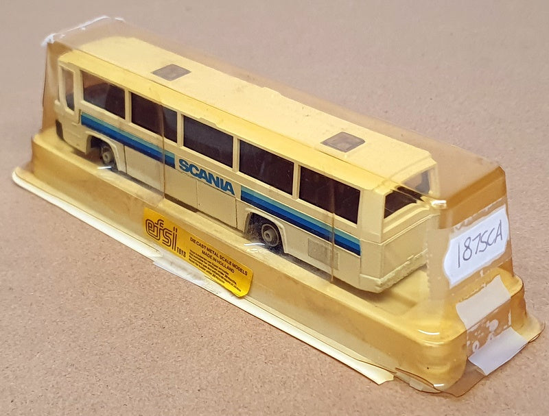 Etsi 1/87 Scale Diecast 187SCA - Scania Coach Bus - White/Blue