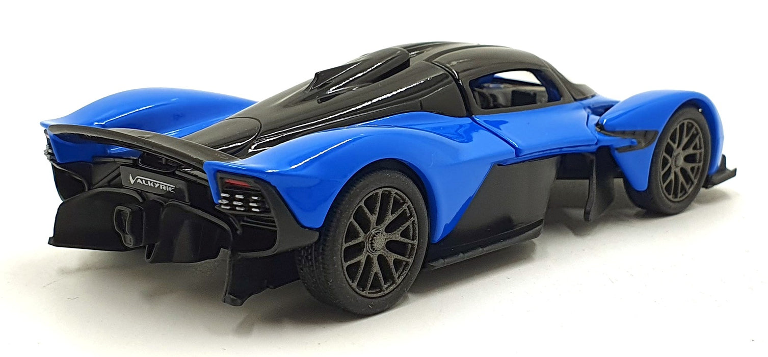 Kinsmart 1/36 Scale Pull Back & Go TY4257 - Aston Martin Valkyrie - Blue