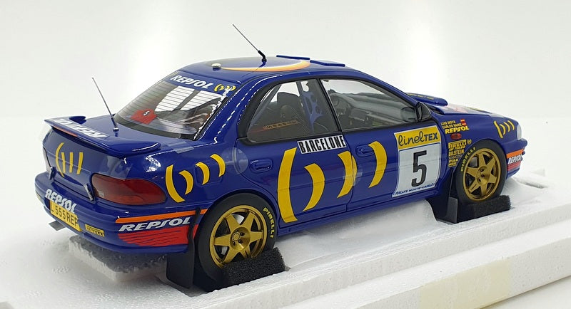 Kyosho 1/18 Scale Diecast 08962B - Subaru Impreza 1995 Monte-Carlo #5 C.Sainz
