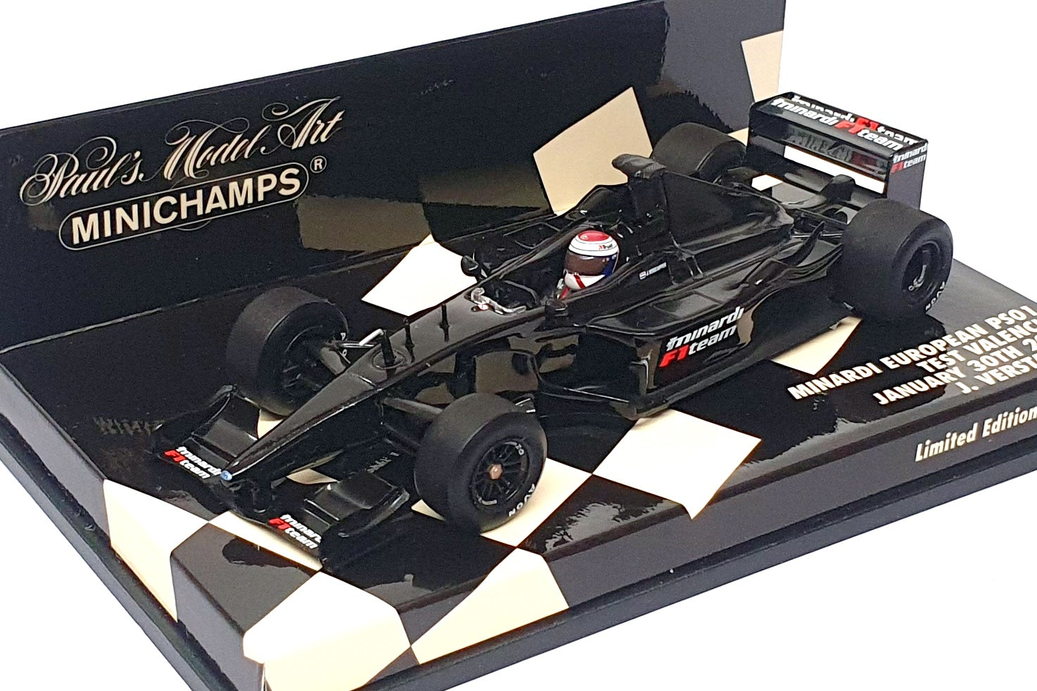 Minichamps 1/43 Scale 430 030189 - F1 Minardi PS01 Test Valencia Jan 30 2003