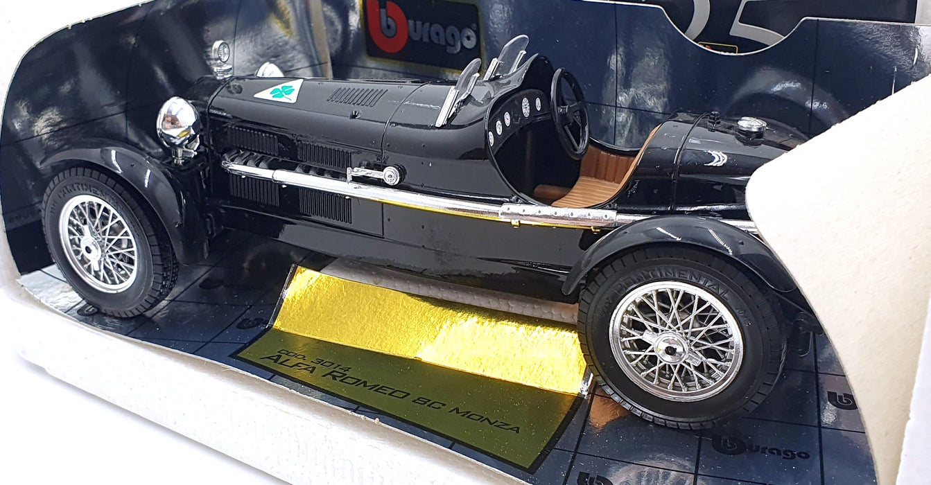 Burago 1/18 Scale Diecast 3014 - Alfa Romeo 8C 2300 Monza 1931 - Black