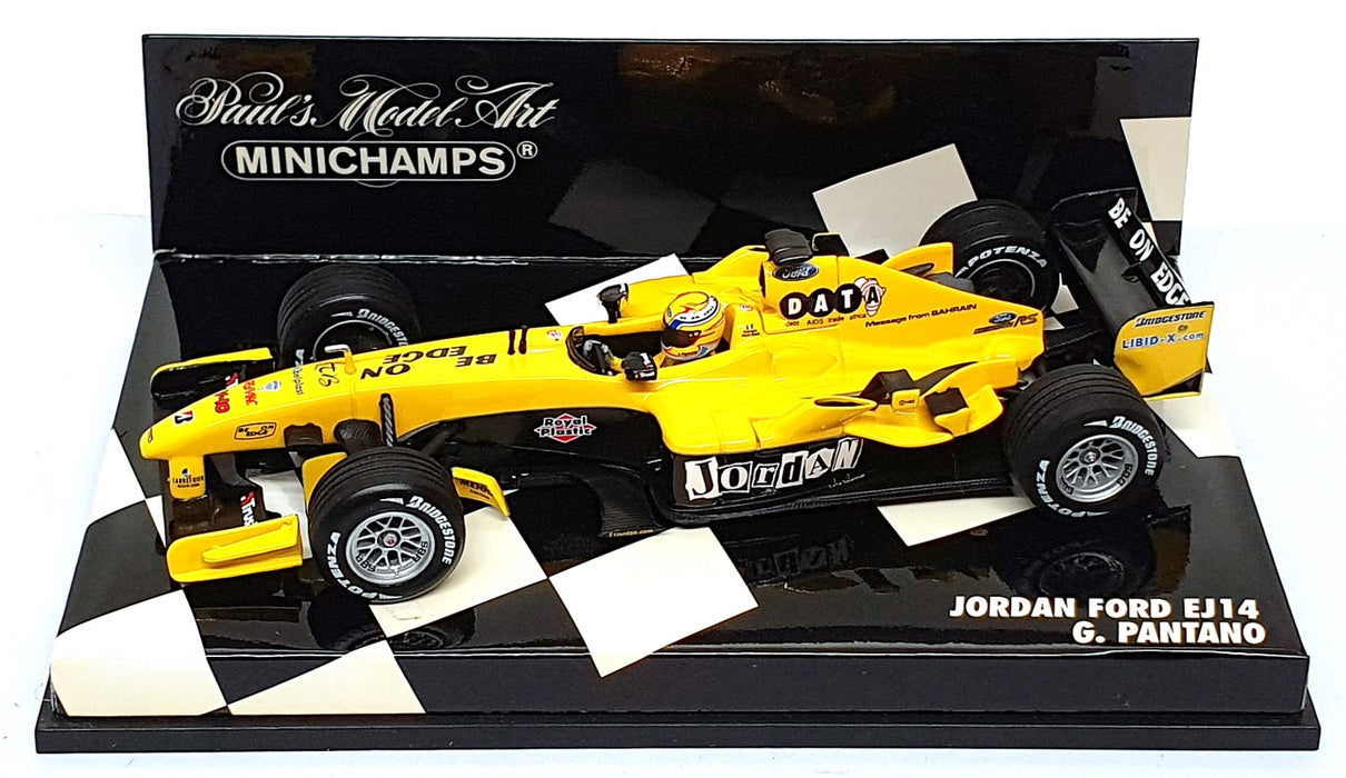 Minichamps 1/43 Scale 400 040019 - F1 Jordan Ford EJ14 G. Pantano