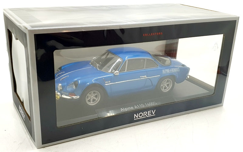 Norev 1/18 Scale Diecast 185307 - Renault Alpine A110 1600S 1972 - Blue