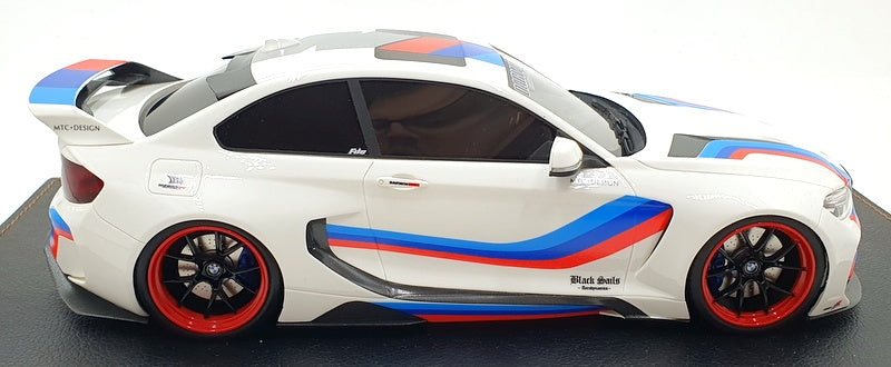 GLM 1/18 Scale GLM188001 BMW M235i Darwin Pro MTC Black Sails White