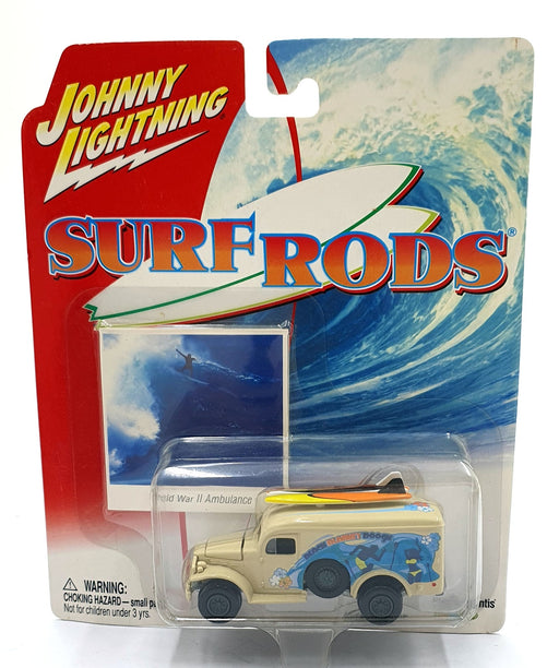 Johnny Lightning 1/64 Scale 294-07 Surf Rods World War II Ambulance - Beige
