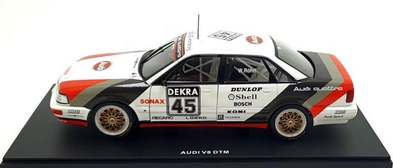 Werk83 1/18 Scale Diecast W1801502 - Audi V8 DTM #45 W.Rohrl 1990