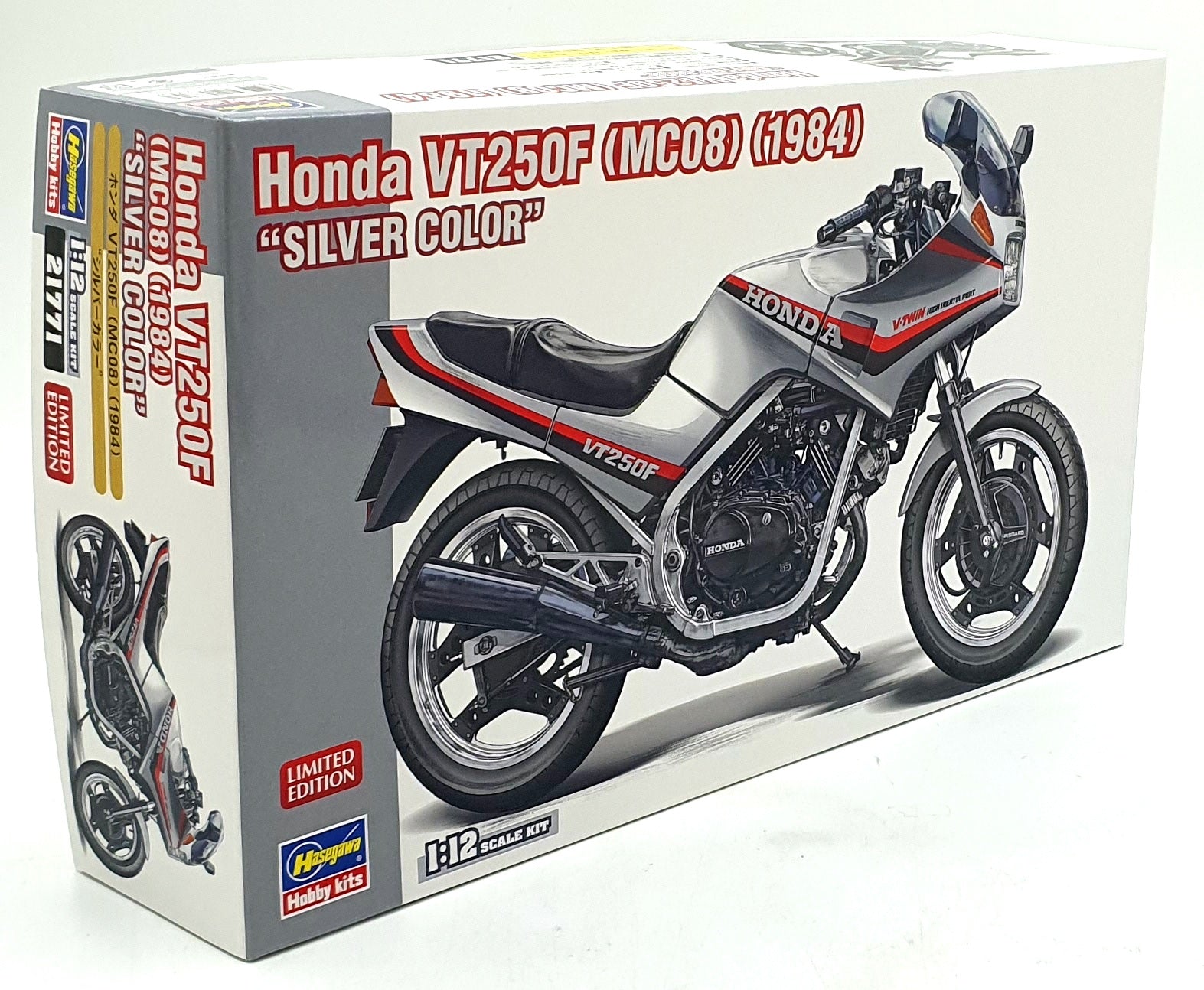 Hasegawa Kits 1/12 Scale 21771 - 1984 Honda VT250F (MC08) - Silver