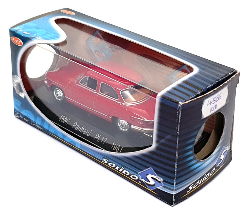 Solido 1/43 Scale Diecast 4586 - 1961 Panhard PL17 - Red