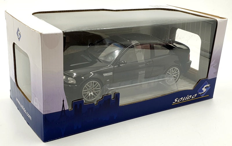 Solido 1/18 Scale Diecast S1806506 - BMW E46 CSL 2003 - Black