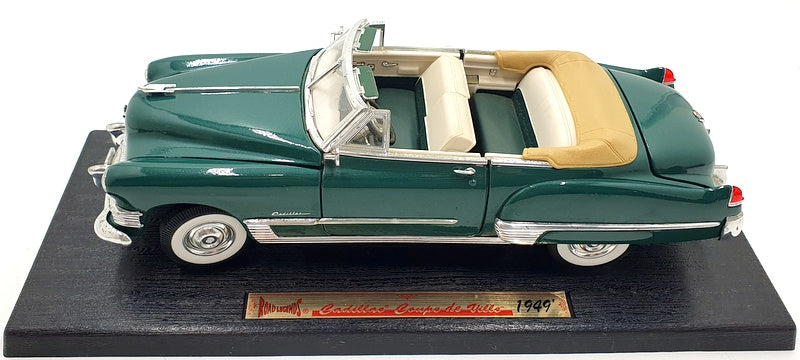 Road Legends 1/18 Scale Diecast 92308 - 1949 Cadillac Coupe De Ville - Green