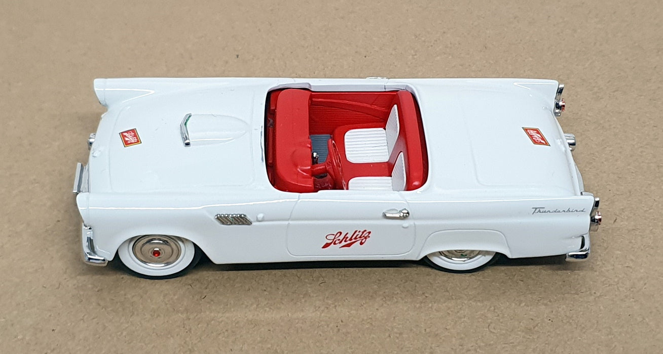Durham Classics 1/43 Scale DC-33 - 1955 Ford Thunderbird Schlitz - White