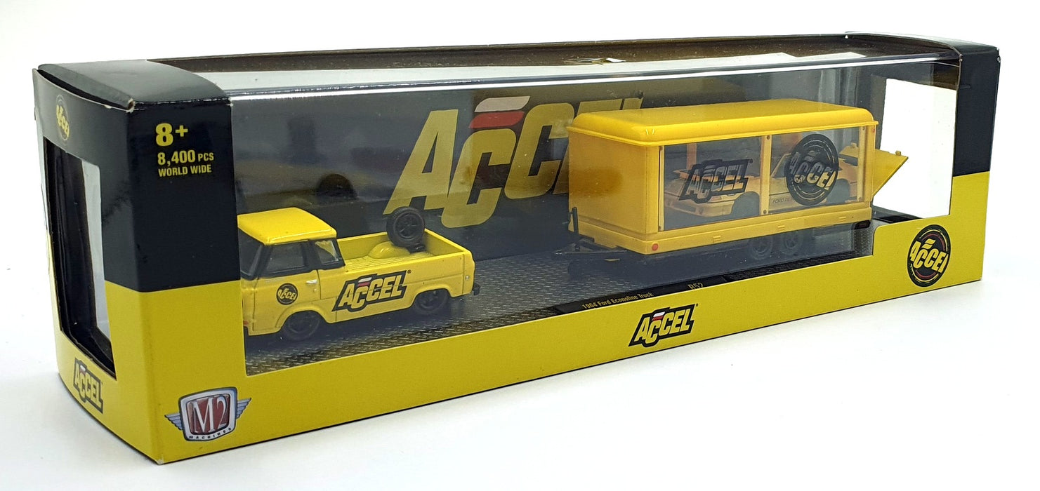 Castline M2 Machines 1/64 Scale R52 1964 Ford Econoline & 1988 Mustang GT Yellow