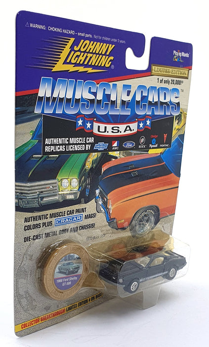 Johnny Lightning 1/64 Scale 202-01 Muscle Cars USA 1968 Ford Shelby GT-500 Black