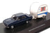 Schuco 1/43 Scale 45 029 4700 - Opel Kadett B With Caravan - Dk. Blue White