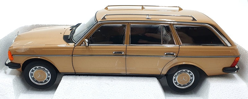 Norev 1/18 Scale Diecast 183738 - Mercedes-Benz 200 T 1982 - Metallic Gold