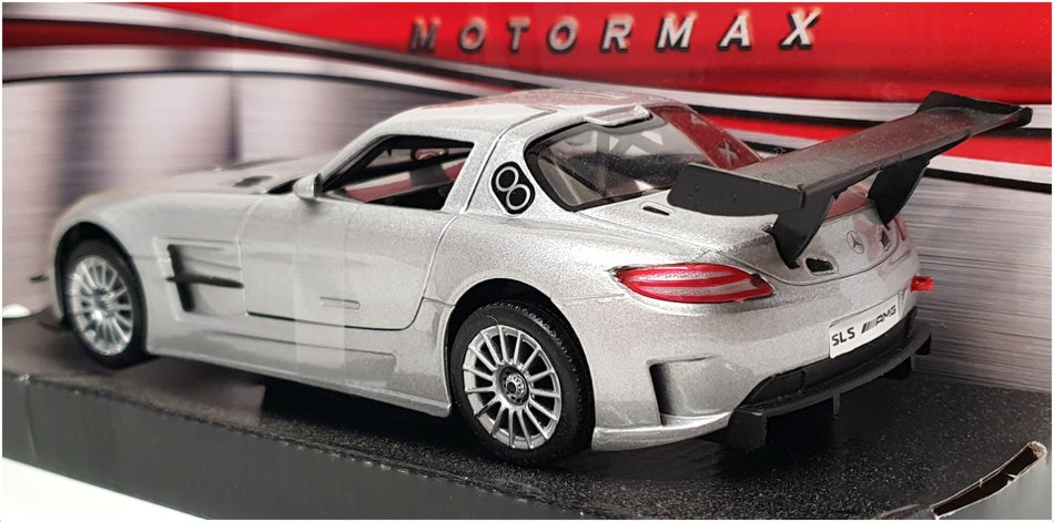 Motor Max 1/24 Scale 73356 - Mercedes Benz SLS AMG GT3 - Silver