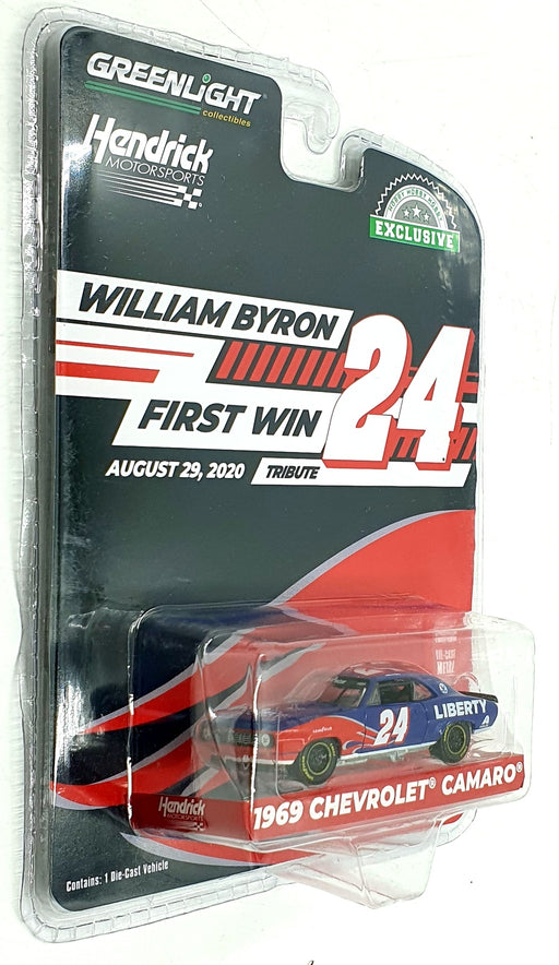 Greenlight 1/64 Scale 30496 - 1969 Chevrolet Camaro #24 Byron 1st Win Tribute
