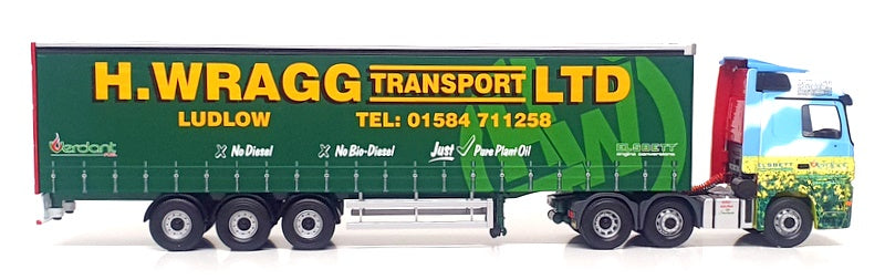 Corgi 1/50 Scale CC13822 - Mercedes Actros Eco Curtainside Truck H. Wragg Ltd