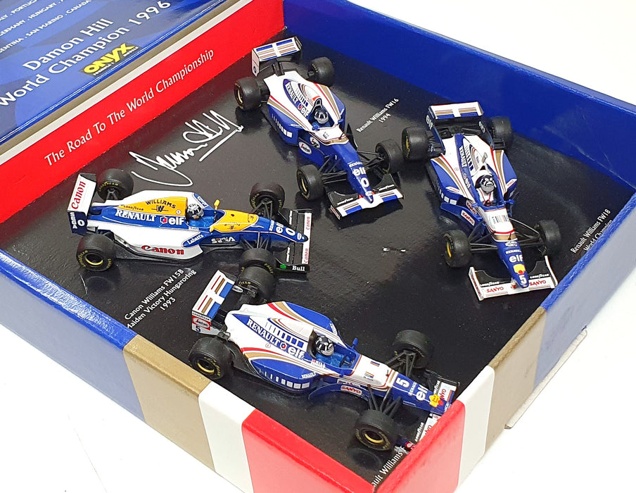 Onyx 1/43 Scale LE-8 - F1 Williams 4 Piece Set - Damon Hill World Champion 1996