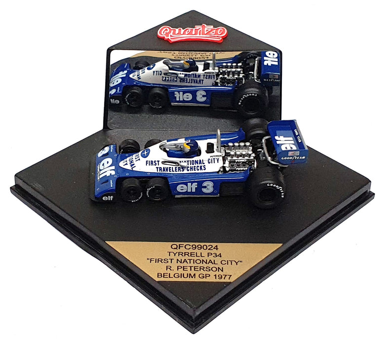 Quartzo 1/43 Scale QFC99024 - F1 Tyrrell P34 First Ntl. City #3 Belgium GP 1977