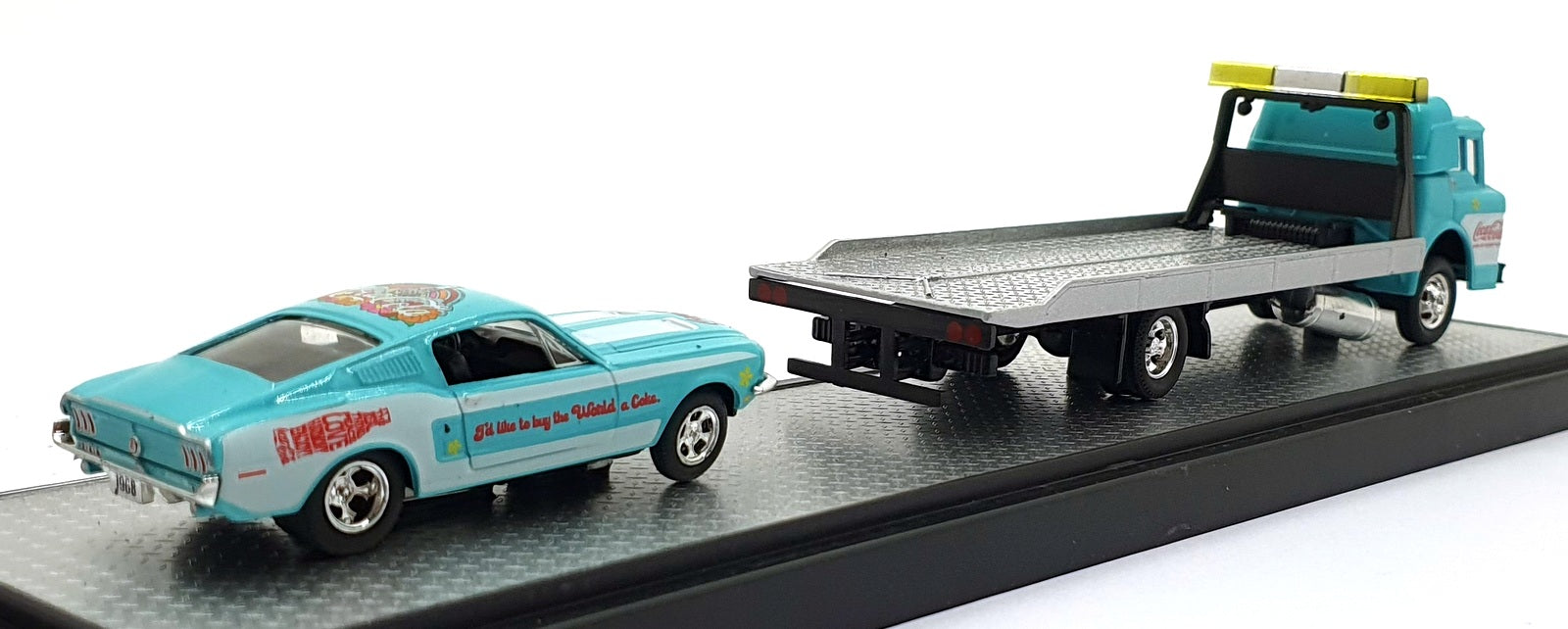 Castline M2 Machines 1/64 Scale UNTY01 - 1970 Ford C-950 & Mustang GT Turquoise