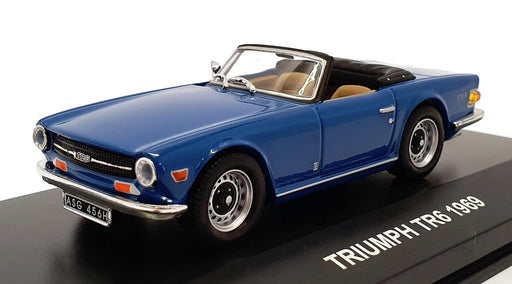 Edison Giocattoli 1/43 Scale 870421 - 1969 Triumph TR6 - Blue