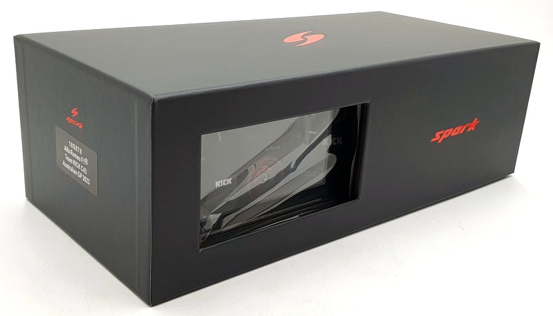 Spark 1/18 Scale 18S878 - Alfa Romeo F1 Kick C43 Australian 2023 #77 V.Bottas