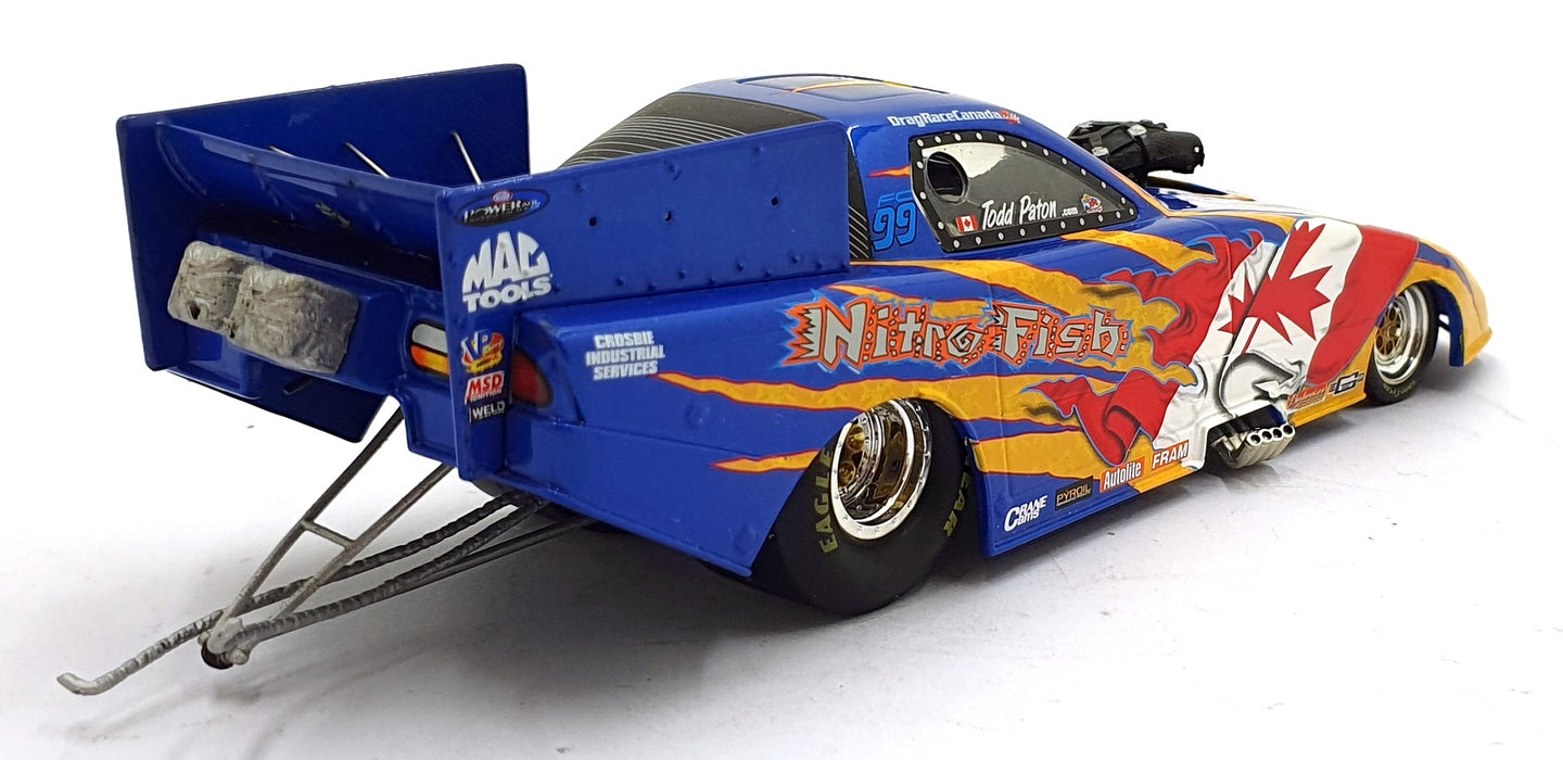 Action 1/24 Scale 103285 - Chevrolet Funny Car Dragster 2002 Nitro Fish - Paton