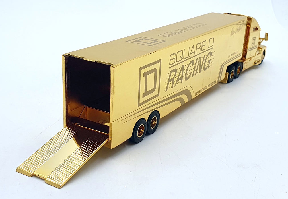 Racing Champions 1/64 Scale 92401 #11G Square D #55 Nascar And Transporter Gold