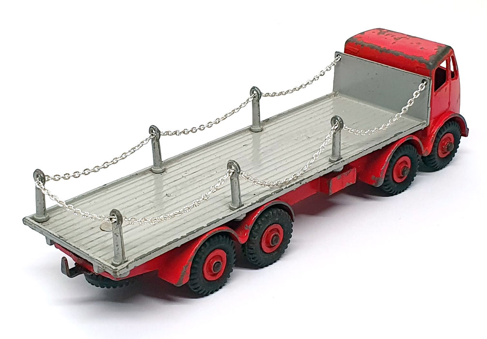 Dinky Supertoys 30526A - Foden Flatbed Lorry With Chains - Red/Grey