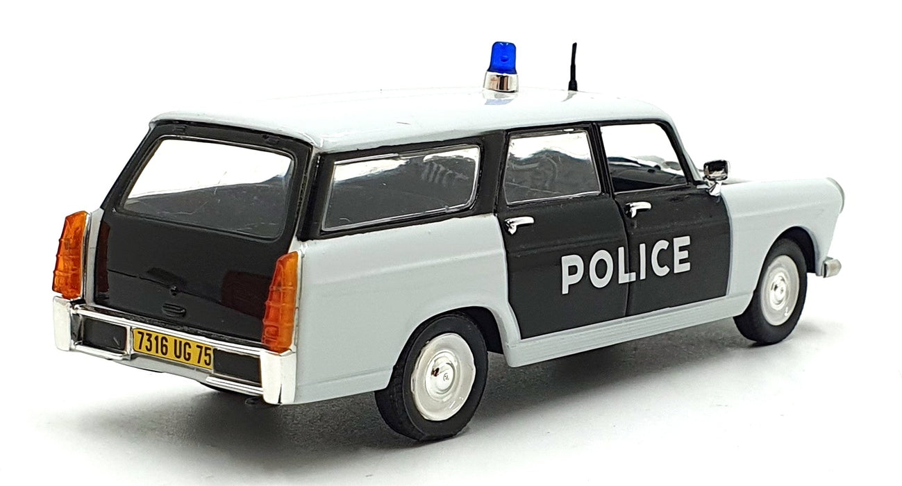 Norev Hachette 1/43 Scale GA4850 - 1967 Peugeot 404 Break Gendarmerie Police Car