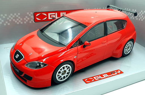 Guiloy 1/18 Scale Diecast 67501 - Seat Leon WTCC Test Car - Red