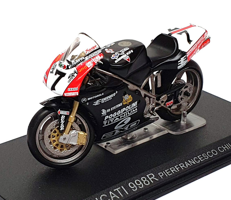 Altaya 1/24 Scale AMB12M - Ducati 998R #7 Pierfrancesco Chili 2002