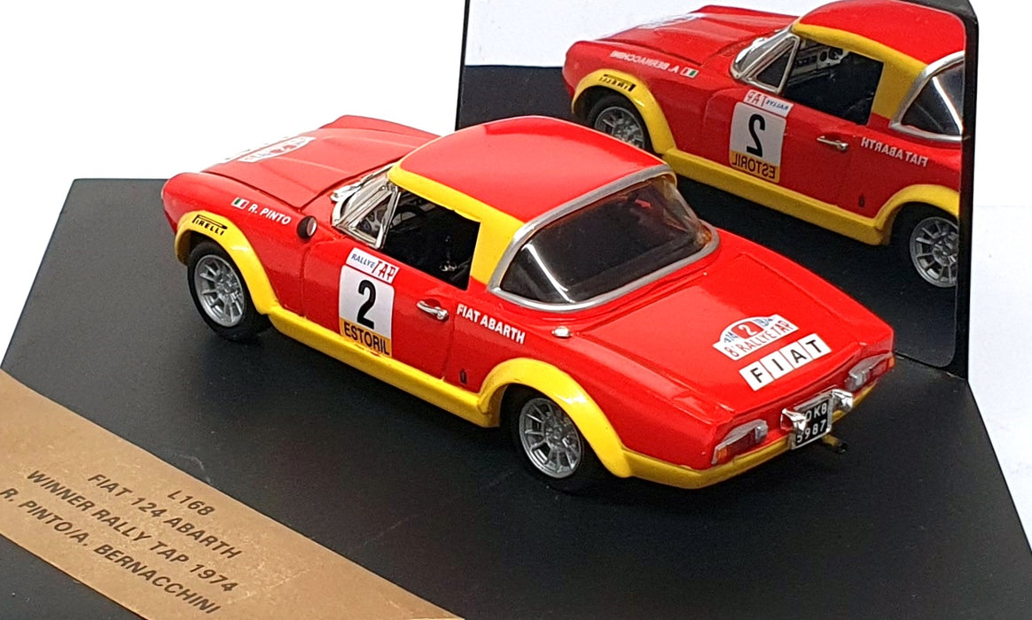 Vitesse 1/43 Scale L168 - Fiat 124 Abarth #2 Winner Rally Tap 1974