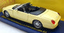 Motor Max 1/24 Scale Diecast 73200 - 2002 Ford Thunderbird Convertible Yellow