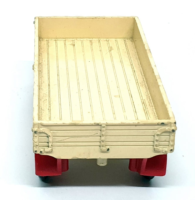 Corgi Toys Appx 9cm Long Model 100 - Dropside Trailer - Cream/Red