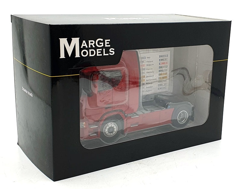Marge Models 1/32 Scale 2014-03 - Scania R500 4x2 Truck - Red